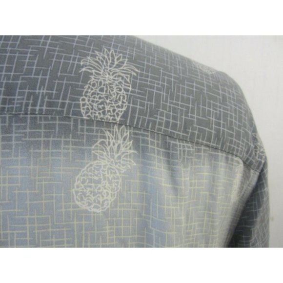 Batik Bay Men Hawaiian camp shirt pit to pit 25.5 XL aloha luau tropical palm - Picture 6 of 7